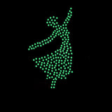 Estrelas fluorescentes decorativas (50 peças)