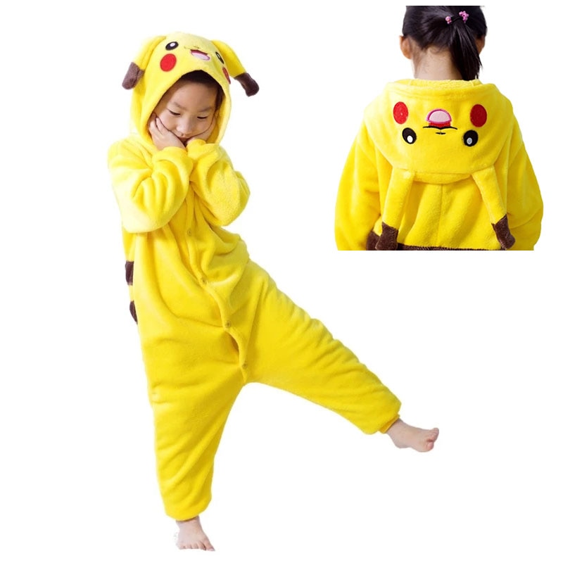 pijama macacão fantasia cosplay pikachu - pokemon