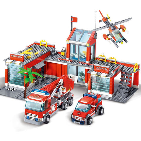 Caminhão de bombeiros, ambulância, helicóptero e muito mais