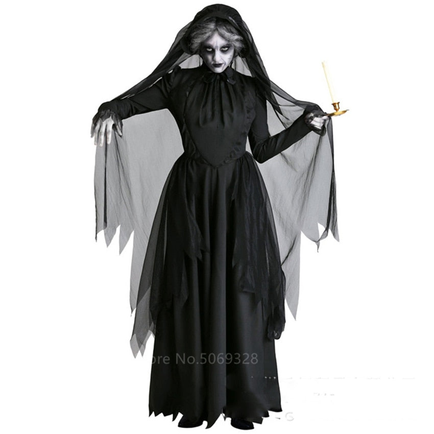 Fantasia de Bruxa Abracadabra Adulto de Halloween 32 á 50