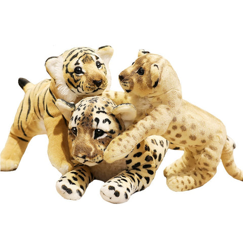 Leão, Tigre e Leopardo de Pelúcia