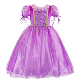 Vestido Rapunzel - 2 a 10 anos