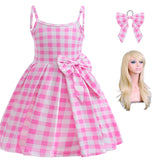 Fantasia Barbie Xadrez - 3 a 9 anos