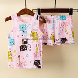 Conjunto de Pijama Para Crianças de 1 a 9 Anos