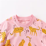 Suéter rosa estampado - 2 a 7 anos
