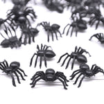 Lote de 50 Aranhas Negras Para Decoração