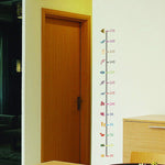Medidor de altura - adesivo papel de parede