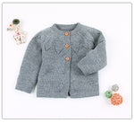 Suéter Cardigã Infantil - 6 Meses a 2 Anos