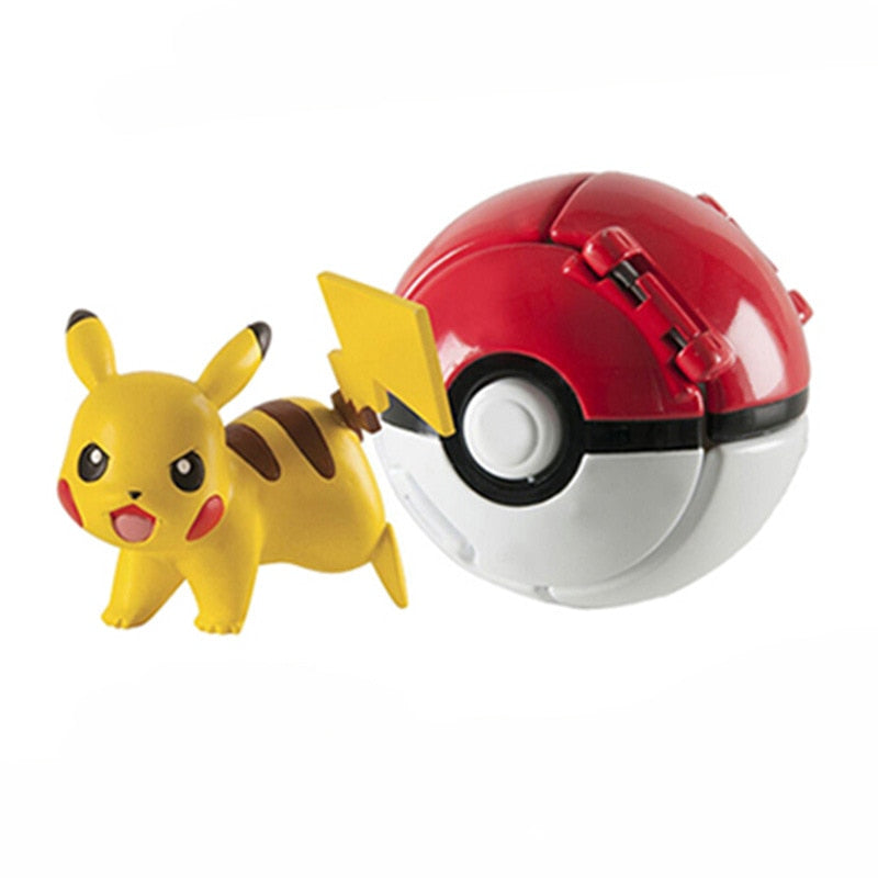 Brinquedo de plástico com base amarela, pokemon vermelho Pokedéx