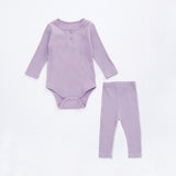 Conjunto de Body para bebês com duas peças (calça ou bermuda)