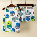 Conjunto de Pijama Para Crianças de 1 a 9 Anos