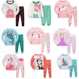 Pijama infantil de algodão para meninas - 3 a 8 anos