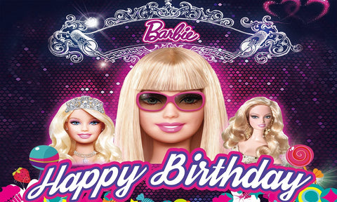 Painel lindo de Festa com Tema Barbie – O Mundo da Nuvem