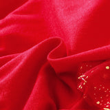 Vestido Vermelho Merry Christmas Com Saia de Tule - 9 meses a 4 anos
