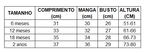 Suéter Cardigã Infantil - 6 Meses a 2 Anos